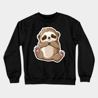 Happy Cute Sloth Crewneck Sweatshirt